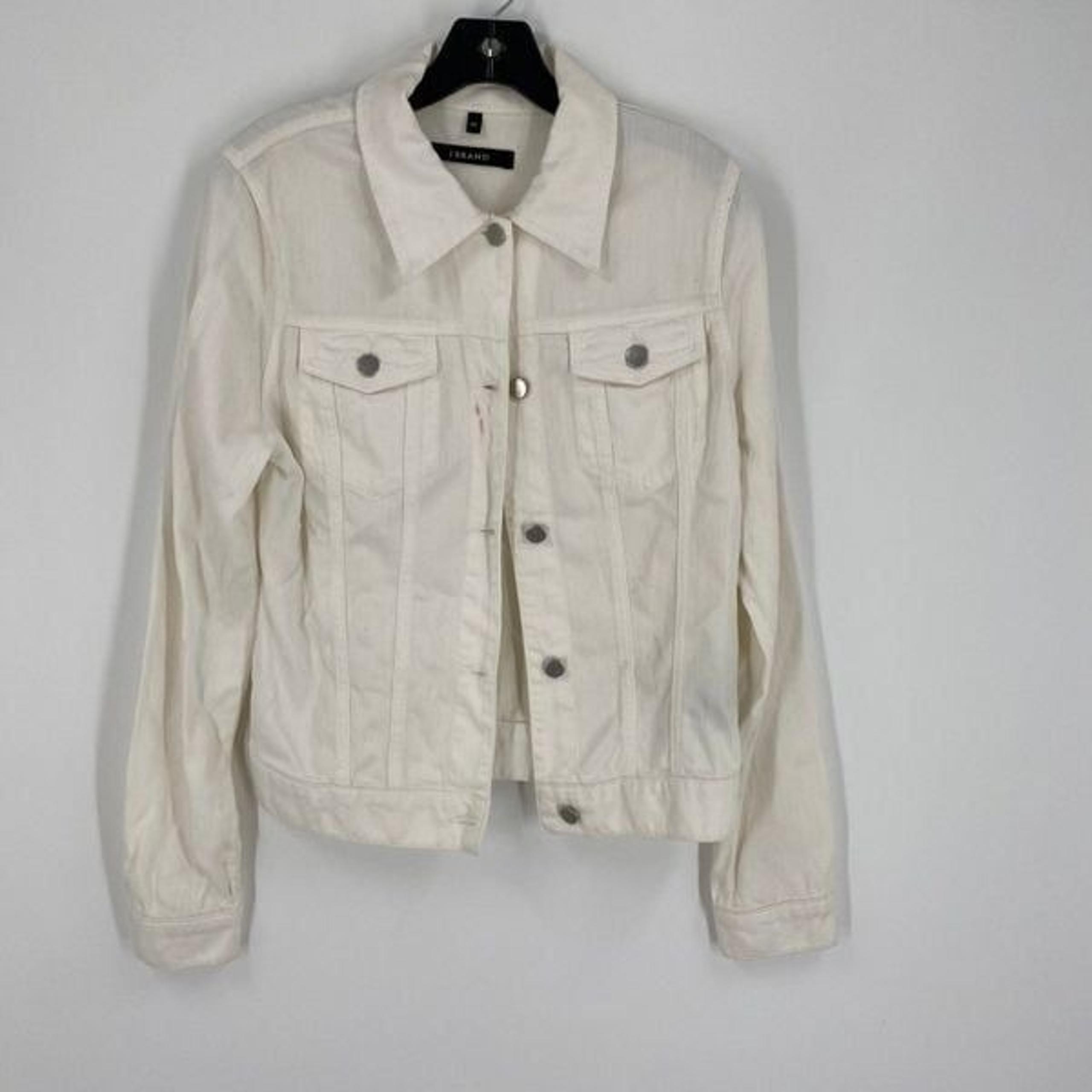 Women’s White Denim Jacket size M - J Brand