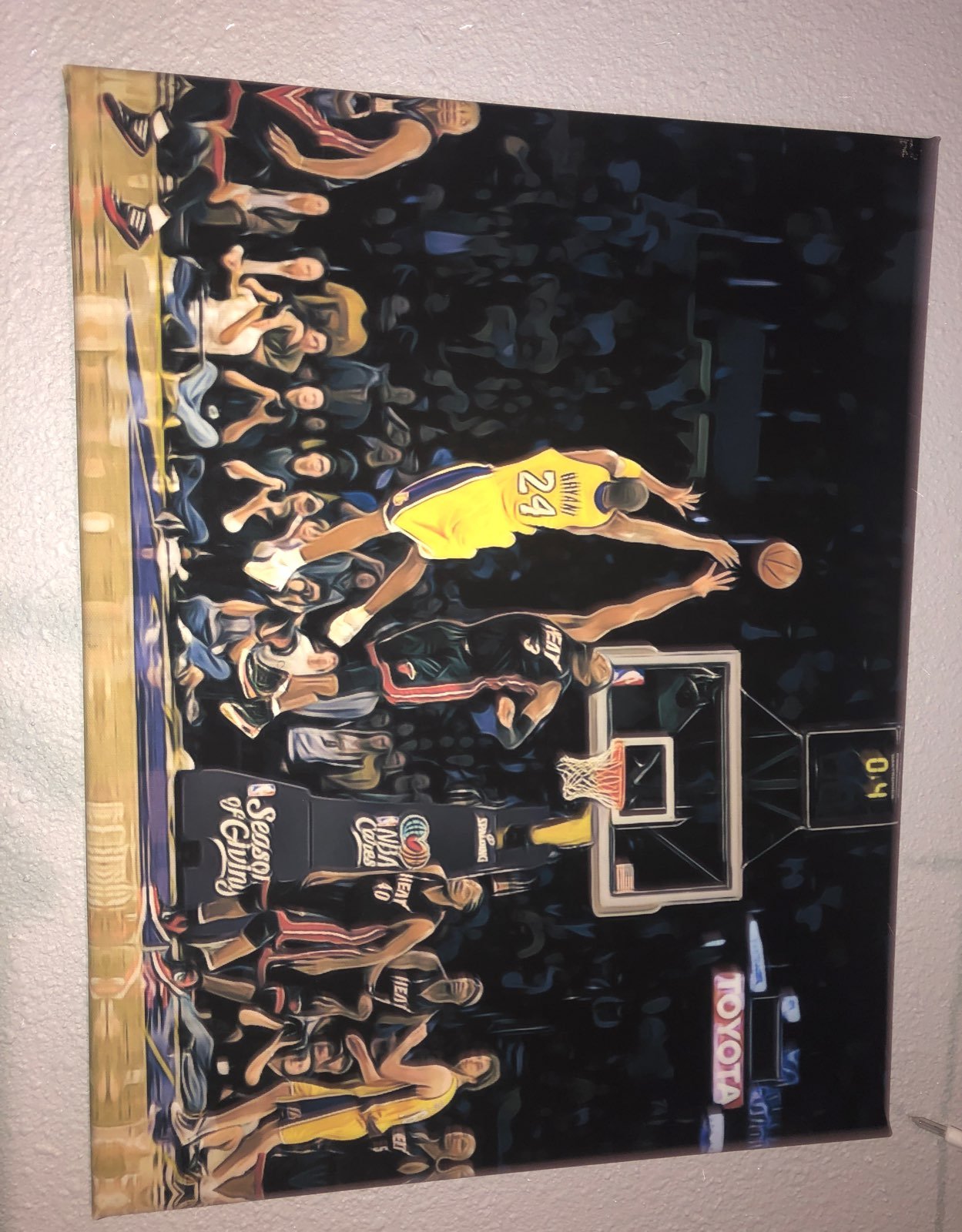 Kobe Bryant painting