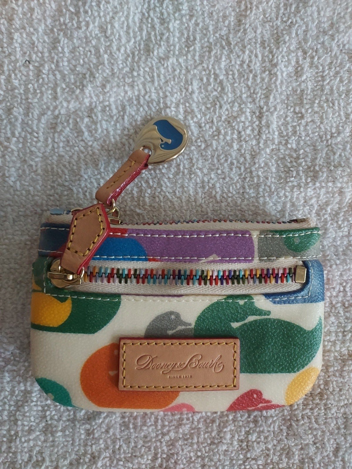 DOONEY & BOURKE WONDER DUCKS KEYRING COIN PURSE