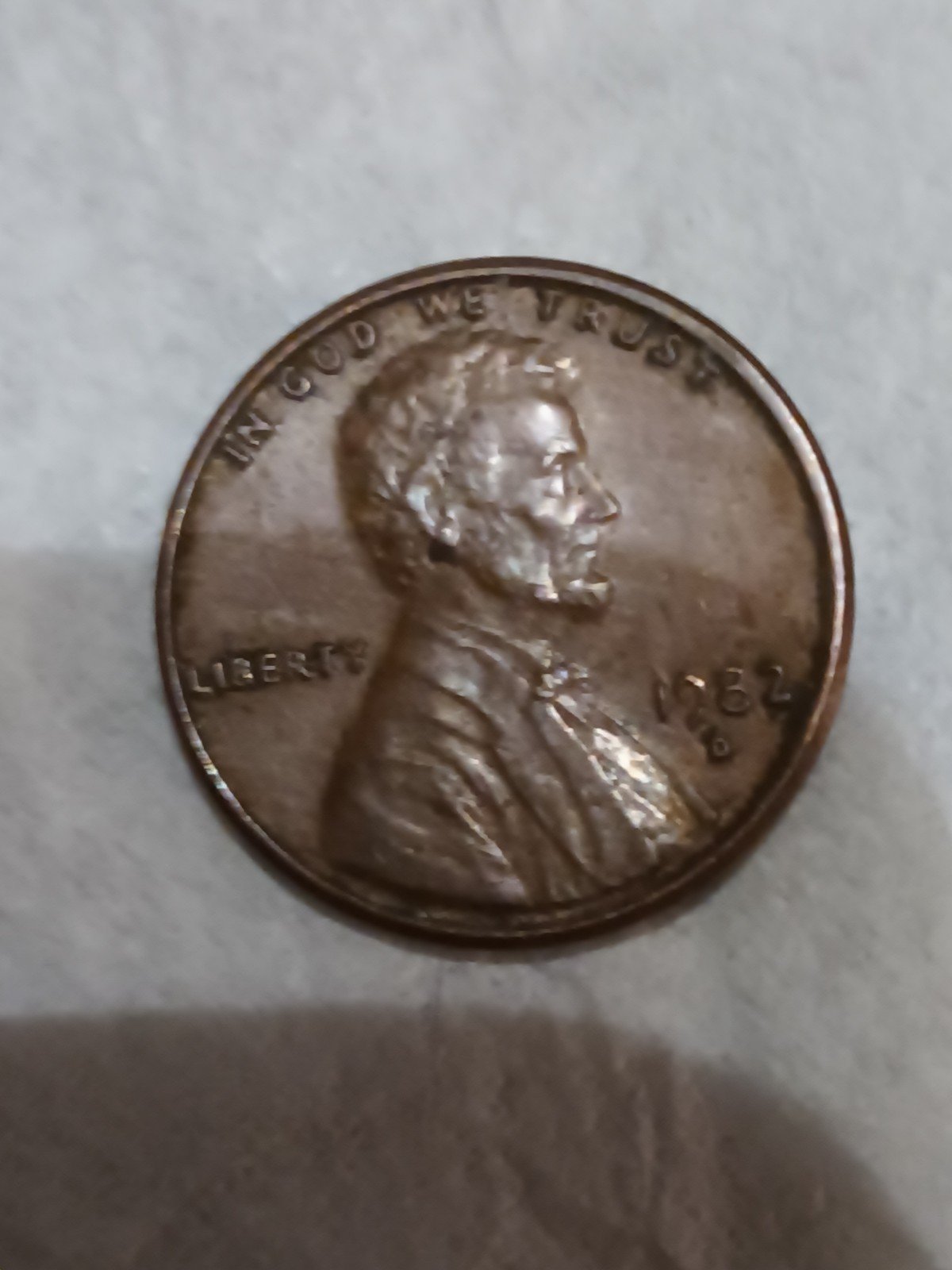1982 D bronze Penny