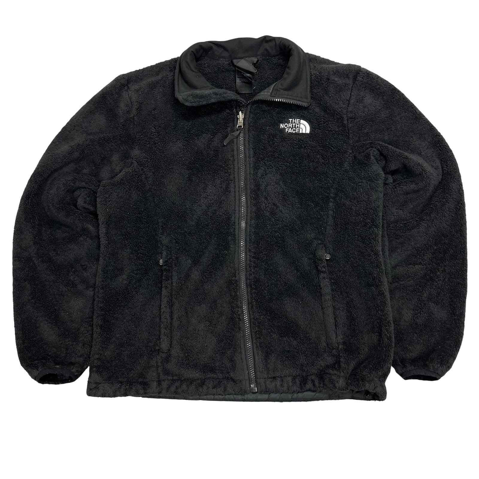 The North Face Osito Fleece Jacket Womens M Black Full Zip Outdoor Hiking