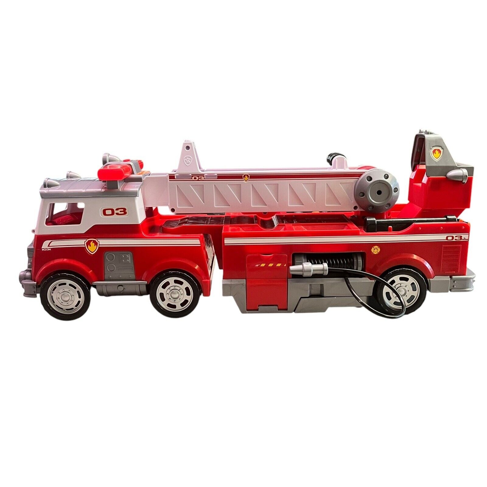 Paw Patrol Ultimate Fire Truck Extenfable Ladder Lights Sounds Works!
