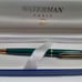 WATERMAN Green Ballpoint Pen with Dedicated Case