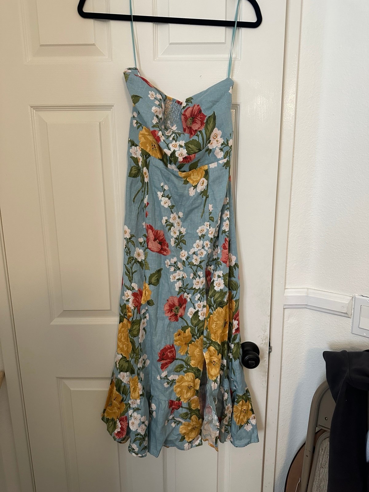 Reformation Midi Linen Florist Dress Sz 6 NwT