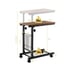 C-Shaped End Table, Height Adjustable Sofa Side Table, Rolling Coffee Table