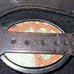 Vintage 1970’s Copper Colored Belt Buckle W/Stone Inlayed W/ Turquoise Color