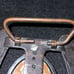 Vintage 1970’s Copper Colored Belt Buckle W/Stone Inlayed W/ Turquoise Color
