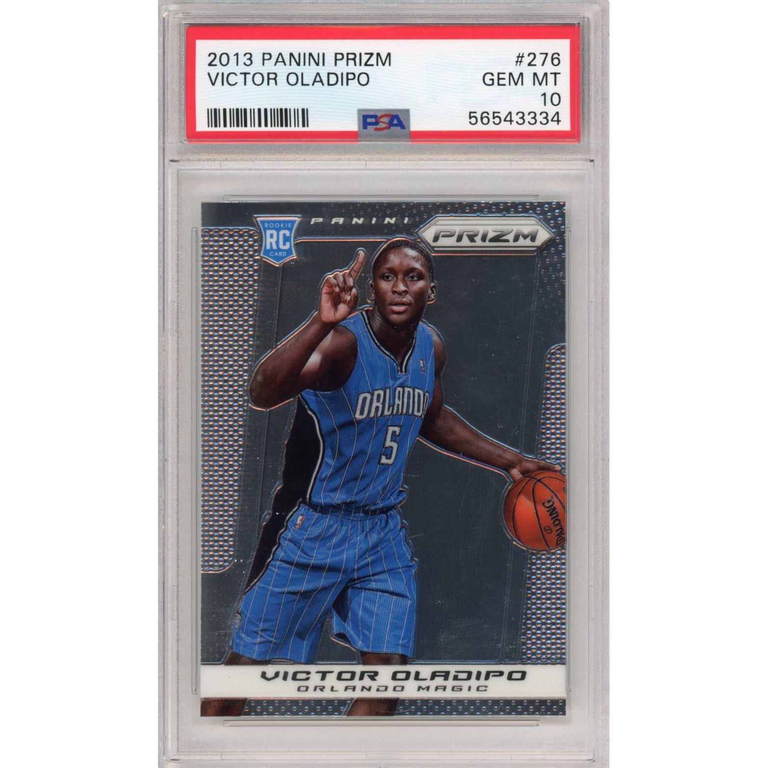 Graded 2013-14 Panini Prizm Victor Oladipo #276 Rookie Card PSA 10