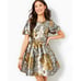 Lilly Pulitzer NWT Priyanka Dress Gold Peony Parade Brocade Women's 8