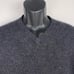 Saks Fifth Anvenue men’s dark gray 100% cashmere v-neck sweater size XL