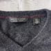 Saks Fifth Anvenue men’s dark gray 100% cashmere v-neck sweater size XL