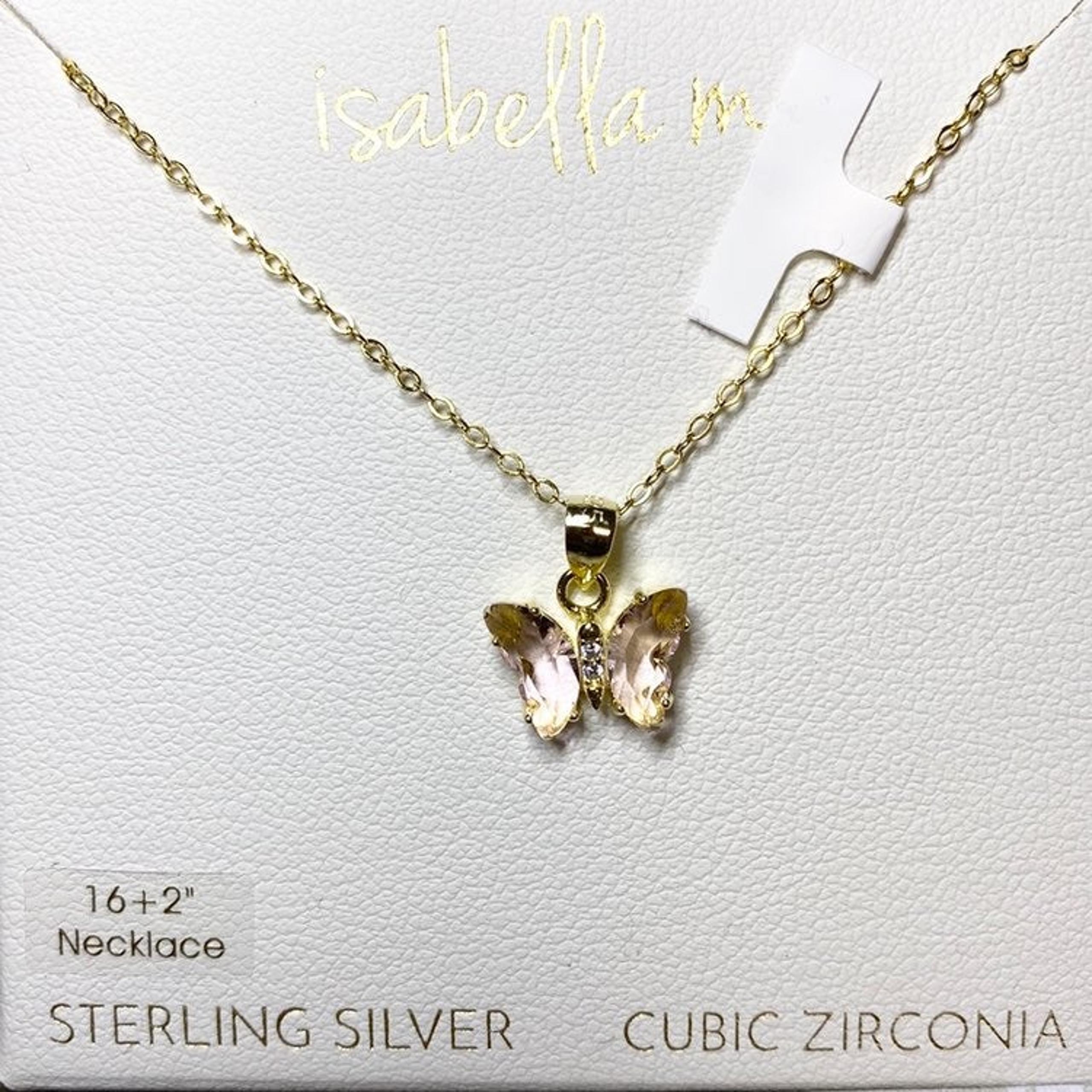 BRAND NEW Isabella M butterfly gold toned adjustable necklace ✨Box included ❤️
