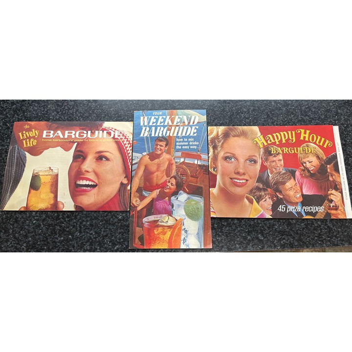 Vintage Lot Of 3 Southern Comfort Recipe Booklets Happy Hour Barguide