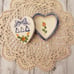 Vtg. ΔΔΔ Heart Sorority Jewelry Box - 4