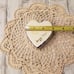 Vtg. ΔΔΔ Heart Sorority Jewelry Box - 4