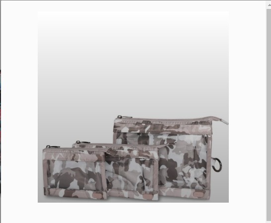 Brand New Lug Transport 3pc Storage Envelopes in Camo Taupe