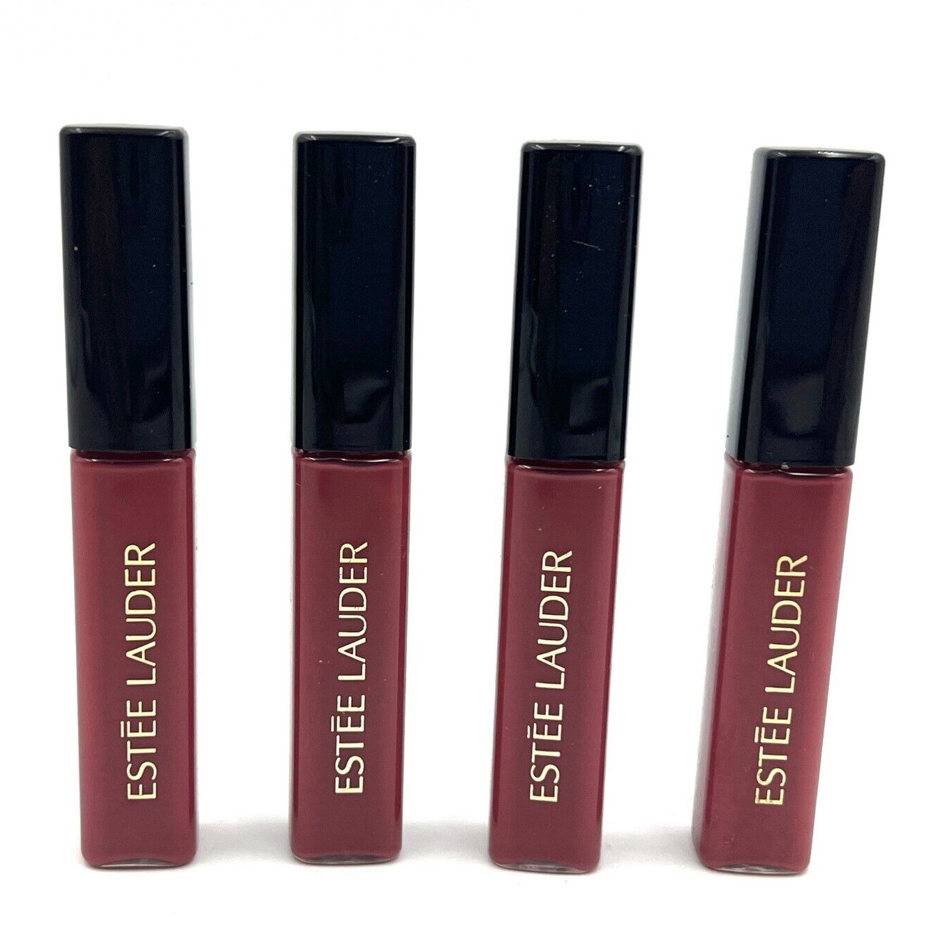 4 X Estee Lauder Pure Color Envy Kissable Lip Shine~ 420 Rebellious Rose 4.6ml