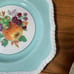Aqua Johnson Bros. fruit plates