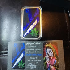 Limited Numbered Cannabis Potheads 1 Oz Silver Mother Mary Day Of The Dead Bar