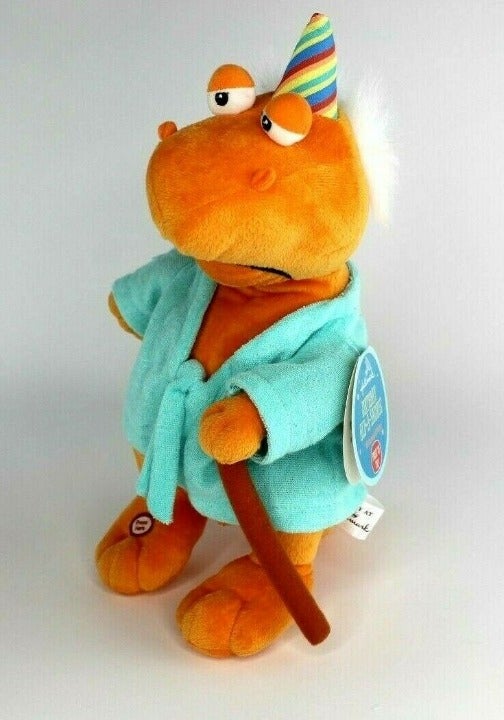 NEW Hallmark Sound/Motion Birthday Old-A-Saurus Collectible 13” Tall Plush NWMT