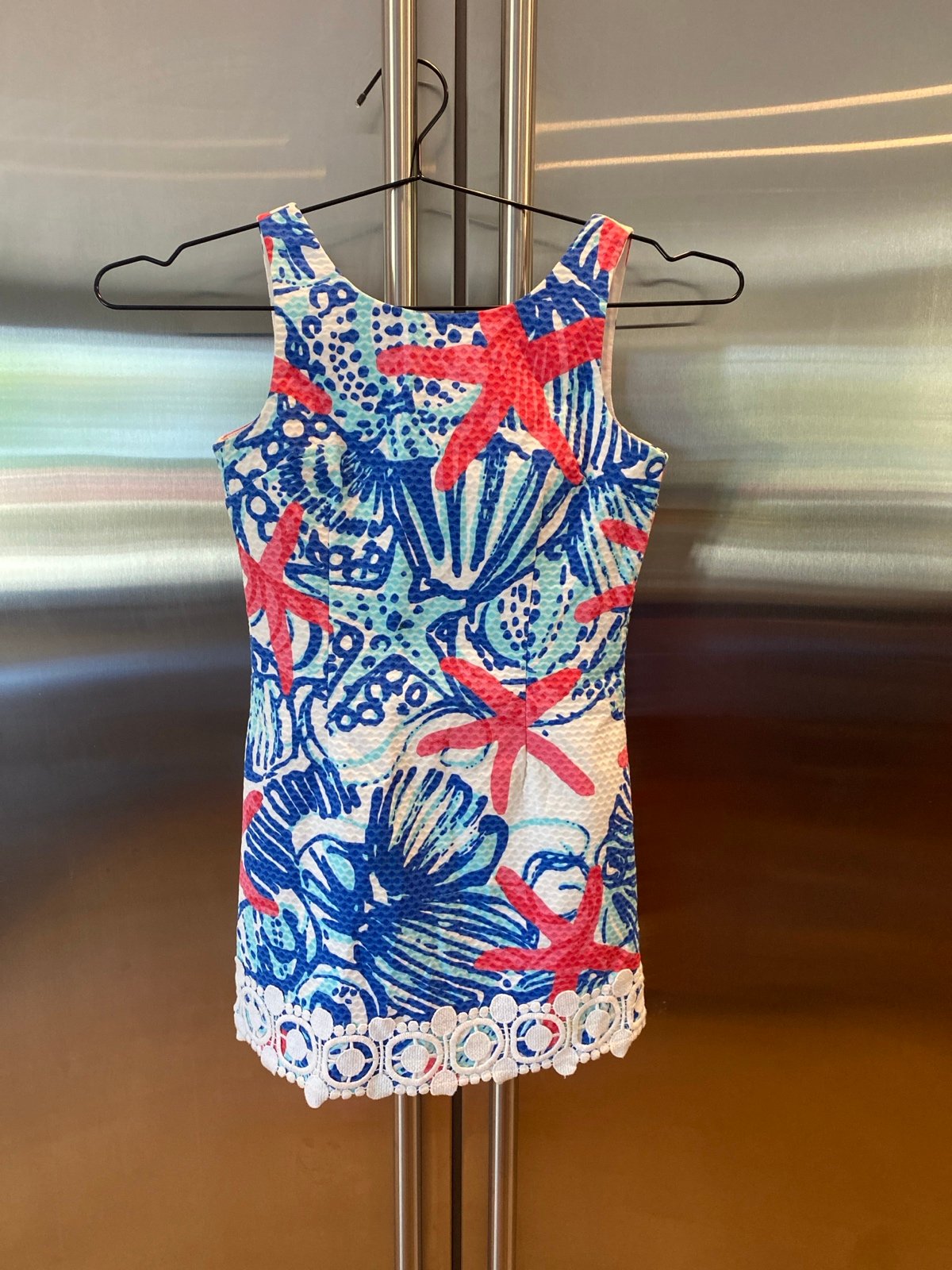 Lilly Pulitzer She She Shells Starfish Dress Girls Size 8