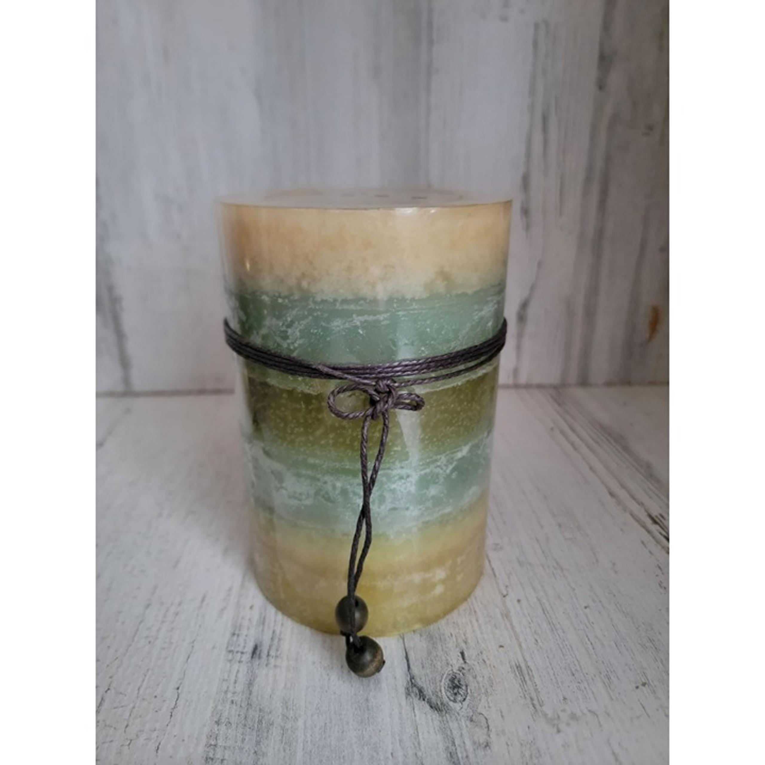 Pier 1 Imports Aspen Green piller candle home decor