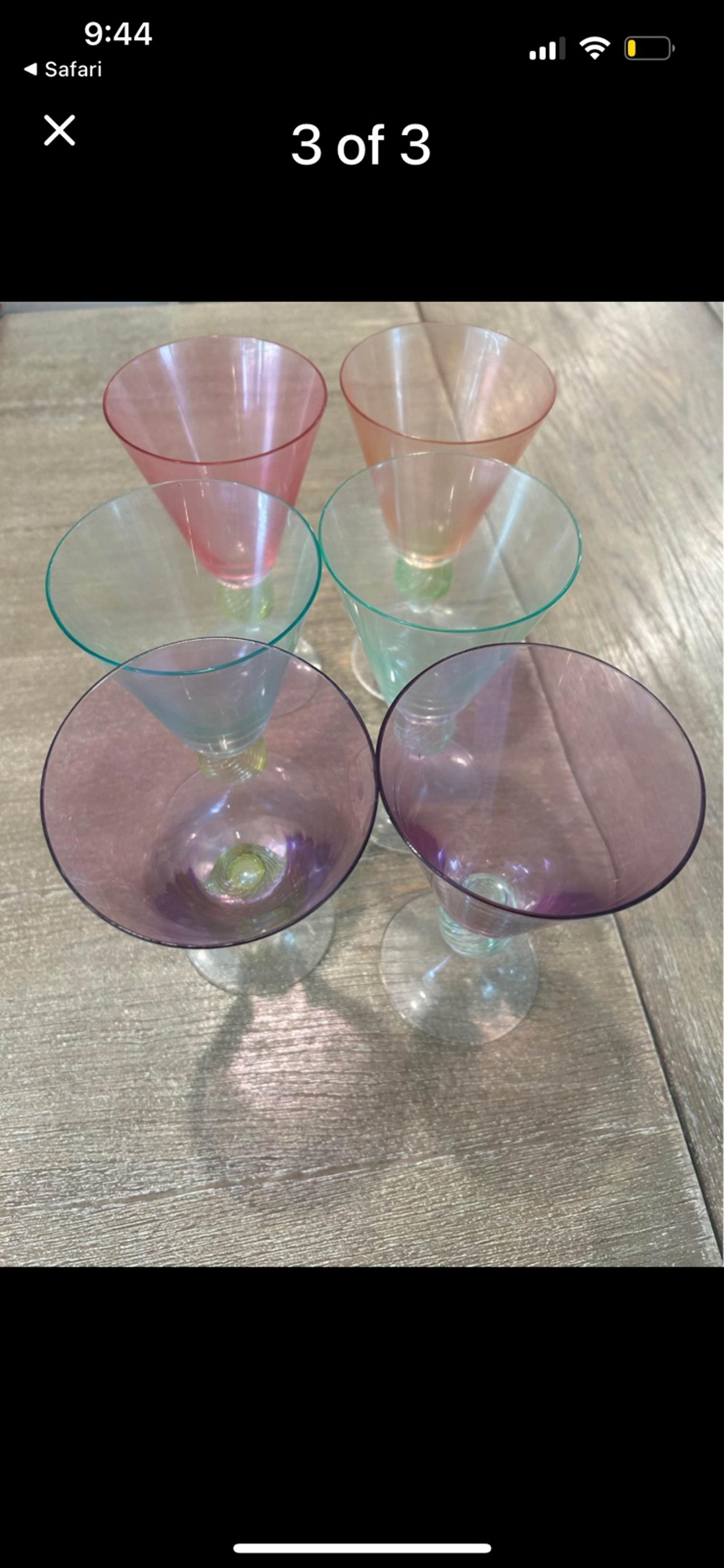 Southern Living at HOME Tango glasses x6