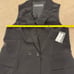 The Limited Sleeveless Blazer, Vest, Dress, Small Black Button Up Fringe Lined