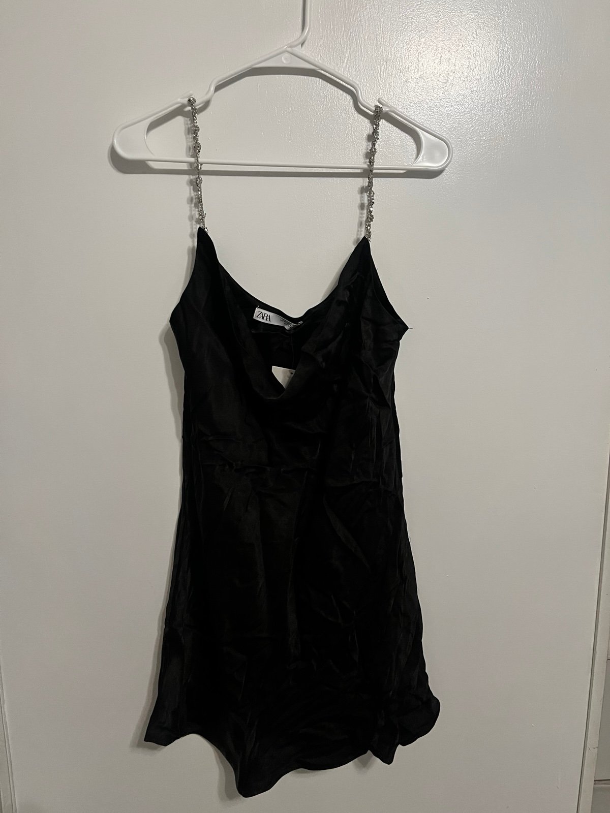 brand new zara black mini dress