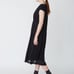 PAS DE CALAIS Pleated Crepe Dress Designer Quite Luxury minimalist Japanese 34/4
