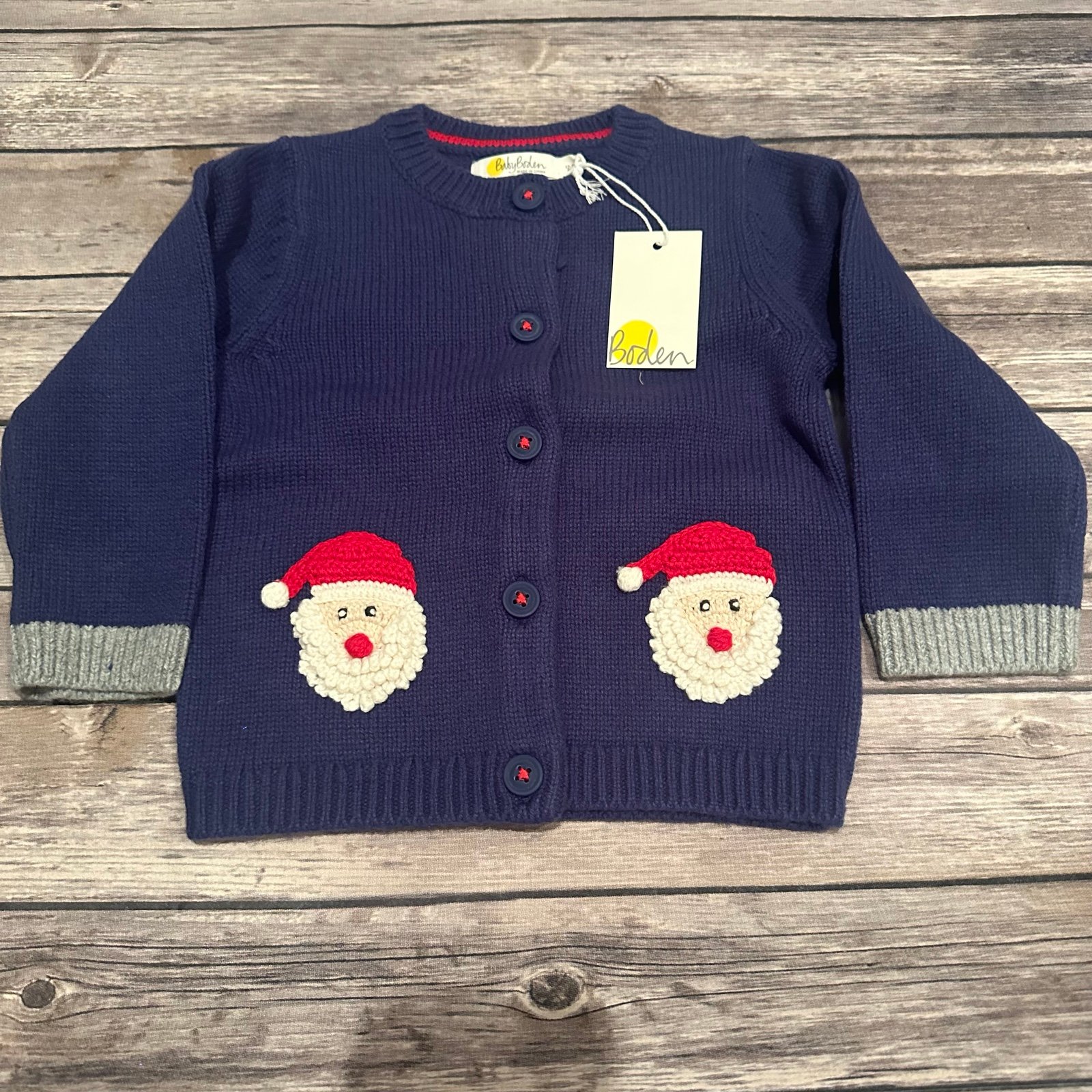 Mini boden Santa sweater