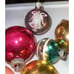 Vintage Stamped Shiny Brite Mercury Glass Indent! Christmas Ornament Lot #1