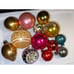 Vintage Stamped Shiny Brite Mercury Glass Indent! Christmas Ornament Lot #1