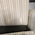 Beige brown/seafoam striped pull-out couch. Pick-up only, Montclair NJ.