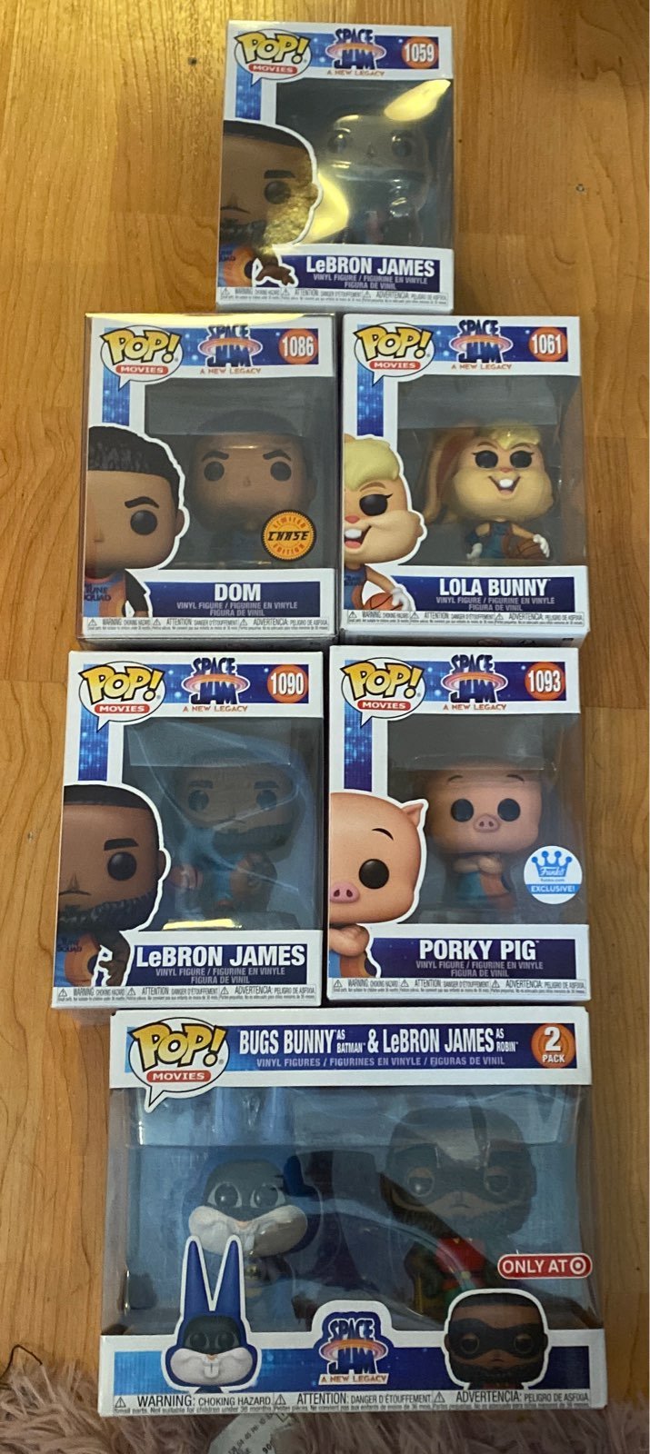 Space Jam 2 Funko Pop lot