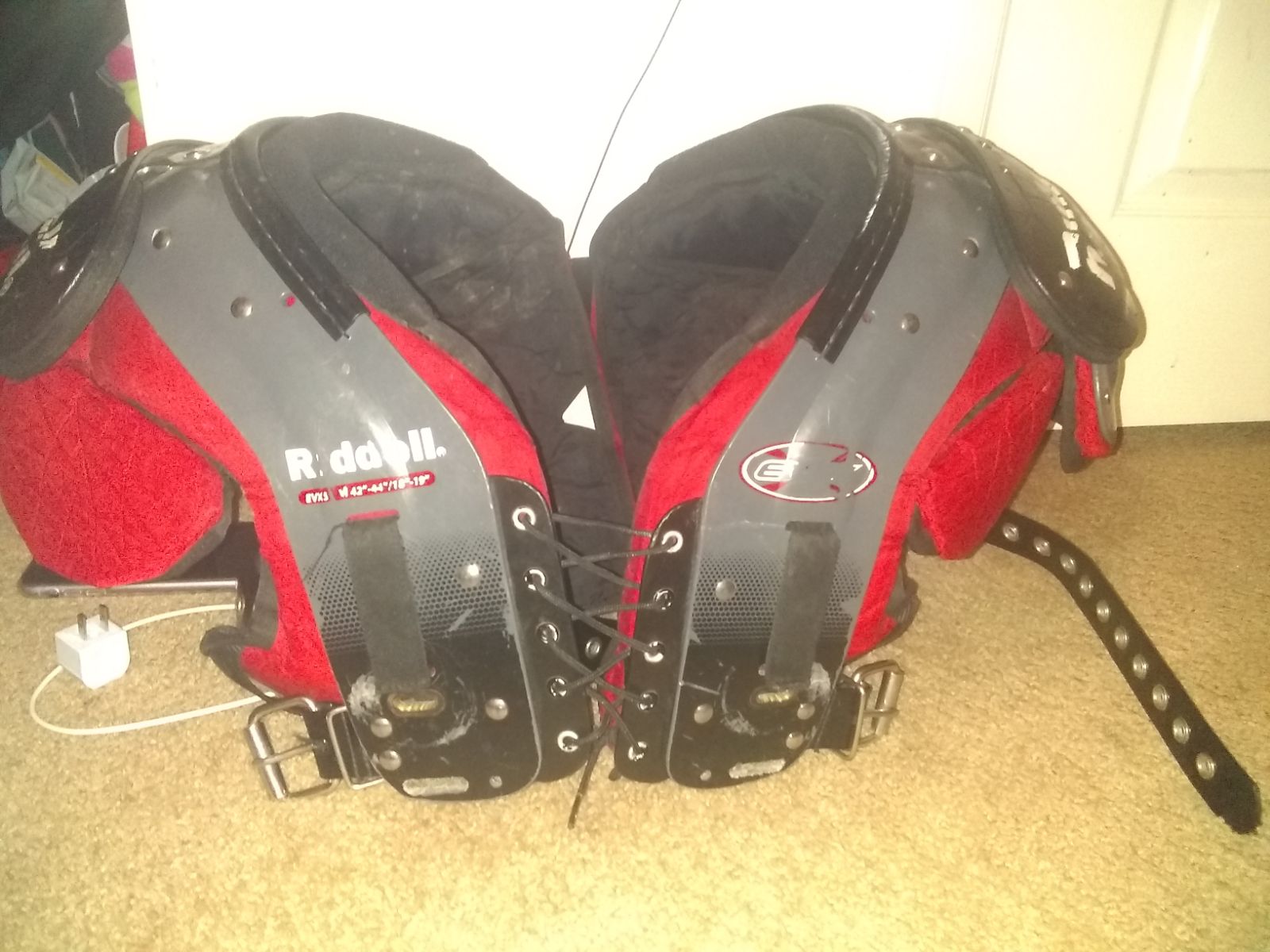 football helmet shoulder pads cleats