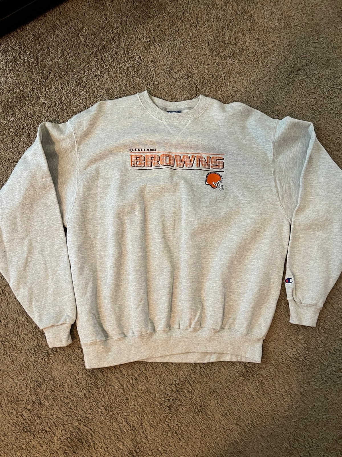 NWOT NFL Champion Cleveland Browns Vintage 90s Hoodie Jacket XL rare exclusive