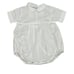 Feltman Bros White Christening Romper Embroidered Baby Size 9 Months