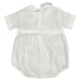 Feltman Bros White Christening Romper Embroidered Baby Size 9 Months