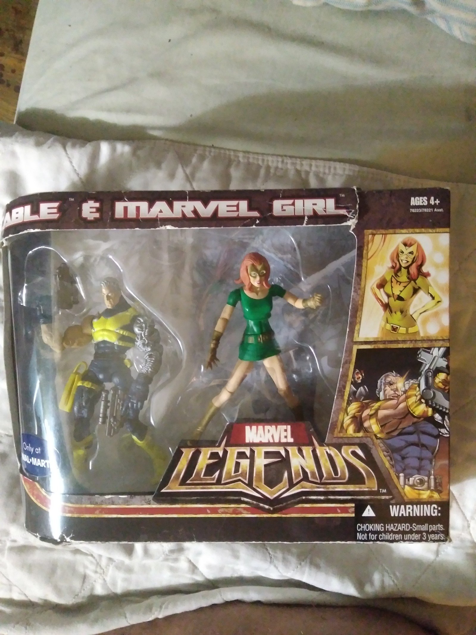 Marvel legends Cable Marvel Girl 2 pack wal-mart exclusive