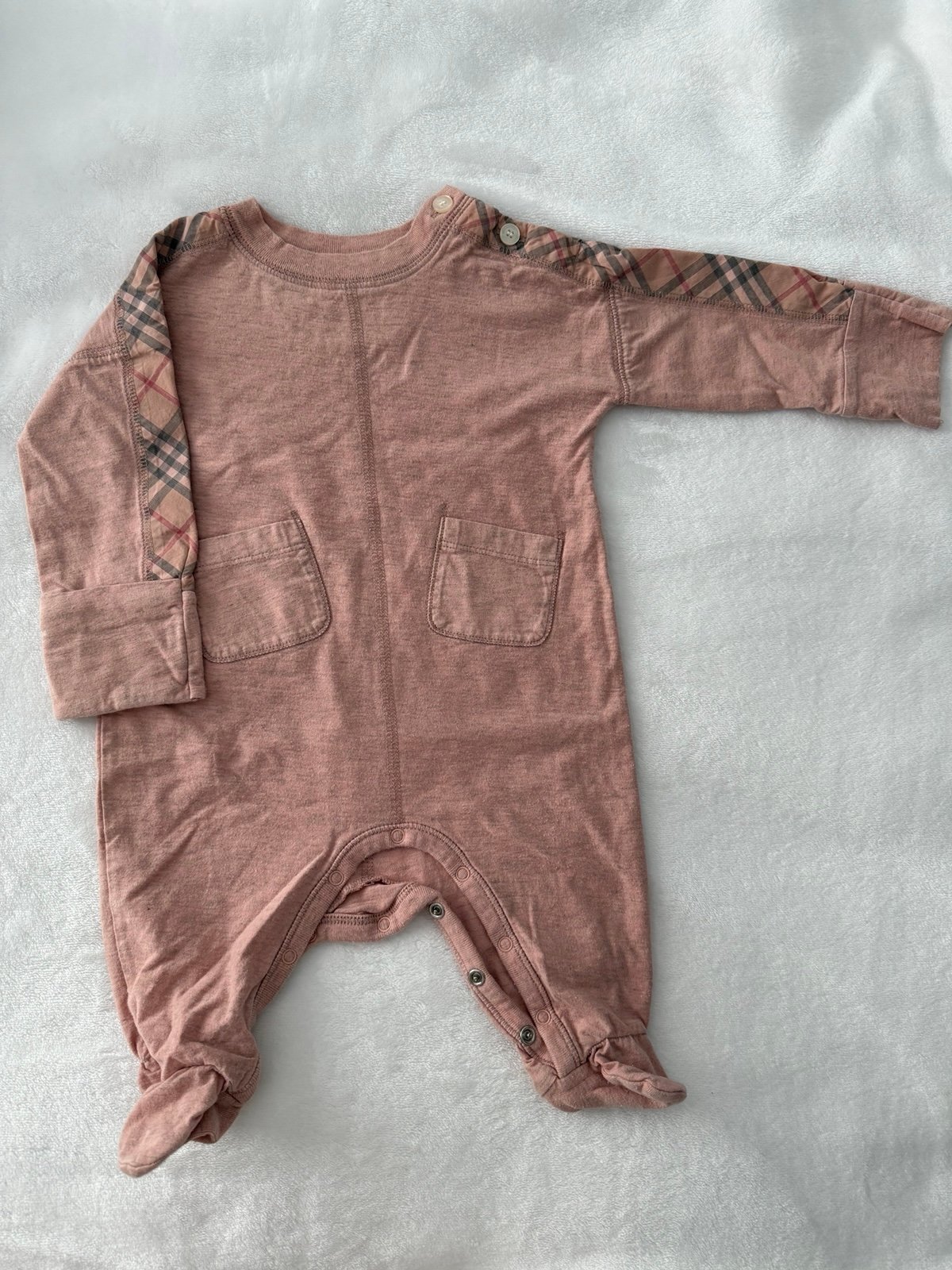 Burberry baby girl onesie 3m