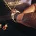 sterling silver jewelry Rubie set