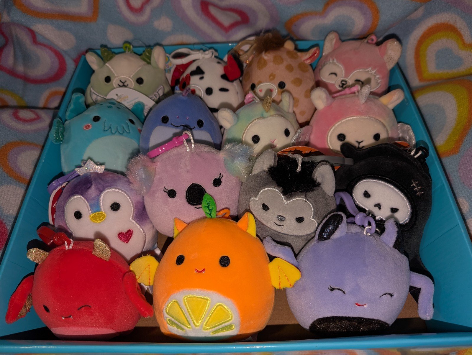 Squishmallow Clip Bundle of 16