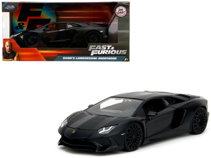 Shaw's Lamborghini Aventador Matt Black Furious 7 (2015) Movie Fast & Furious