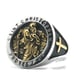 Saint Christopher Steel Ring Jewelry s9