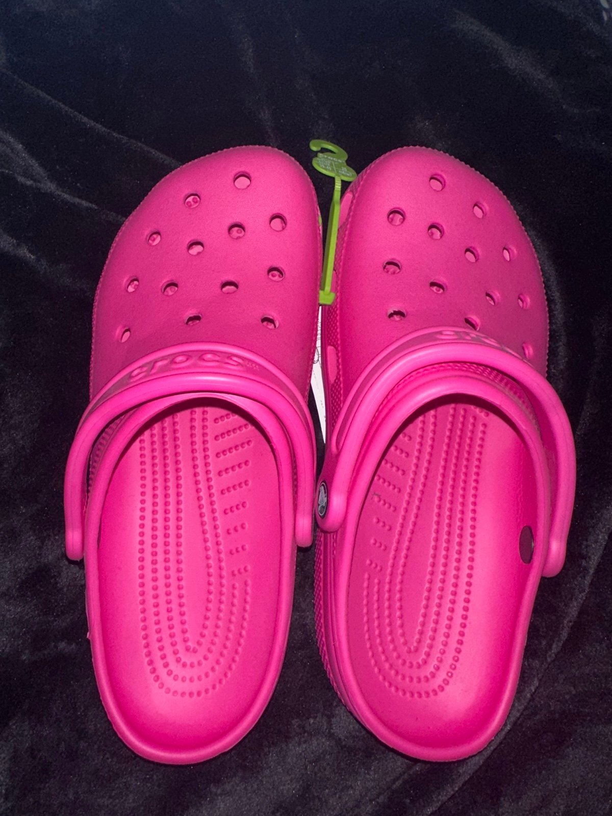 Pink Crocs