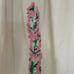 MI Golondrina (Mexico) Liliana Gris Rosa y Verde embrodered dress small
