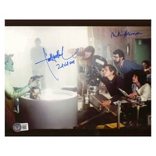 CARROLL BALLARD MIKI HERMAN SIGNED AUTOGRAPHED 8x10 PHOTO STAR WARS BECKETT BAS