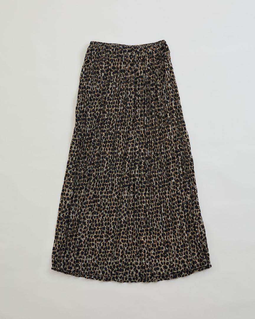 The Shinzone PORTO PRINT SKIRT BLACK.