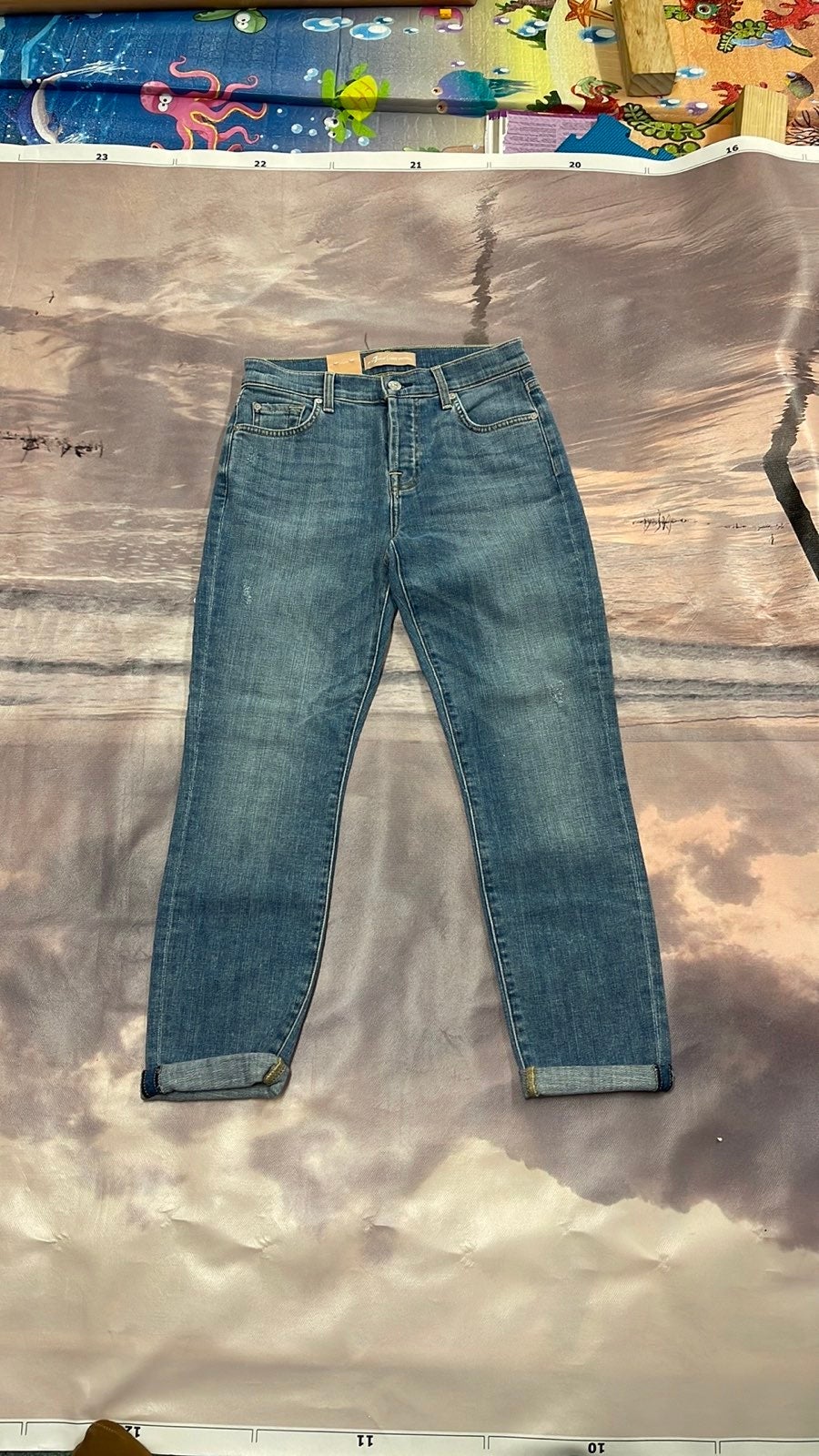 (NWT) 7 For All Mankind / Jean / Women / Luxe Vintage / Size25 / Slim Boyfriend.